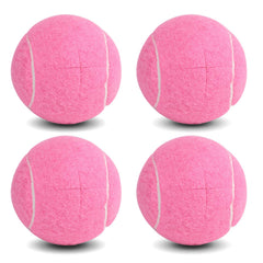 ANCKNE frente del paquete con 4 pelotas precortadas rosa protegen suelos