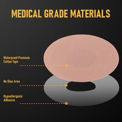 ANGTICS parche aplicado en brazo, sujeción segura durante actividades