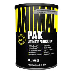 Animal pack frente del envase mostrando diseño y conveniencia para deportistas