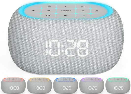 ANJANK máquina de sonido blanco con despertador y Bluetooth para dormir mejor