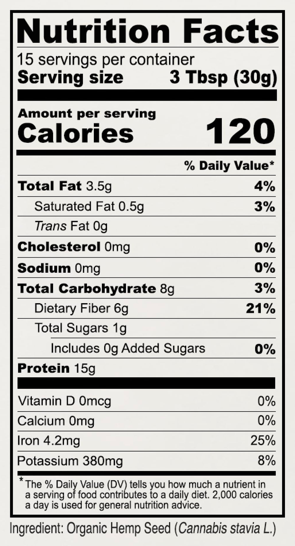 Anthony's Hemp Seed Protein Powder smoothie-ready packaging shows unflavored versatility