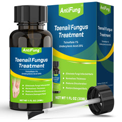 AntiFung envase frontal 30 ml que facilita llevar tratamiento portátil