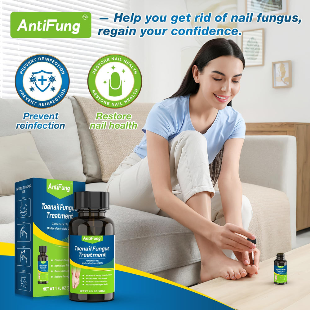 AntiFung ingredientes naturales con aceite de árbol de té calmante