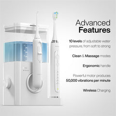 AquaSonic Vibe Series Pro detalle del mango y botones para control cómodo