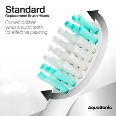 AquaSonic cabezal instalado en mango, demuestra compatibilidad y ajuste seguro