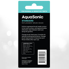 AquaSonic primer plano de textura de cerdas para limpieza suave