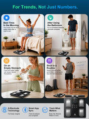 Arboleaf app móvil con gráficos que ayuda a seguir progresos