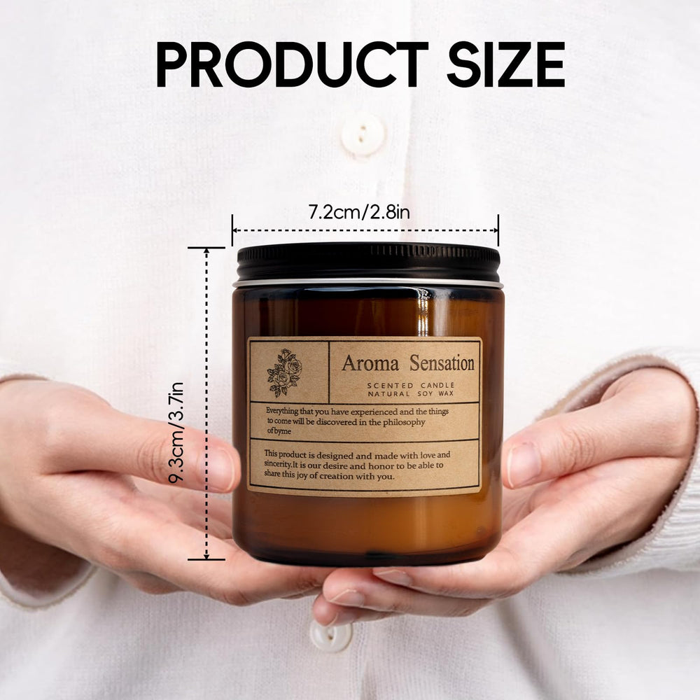 ARCASA Coconut Vanilla Candle packaging ready for gifting