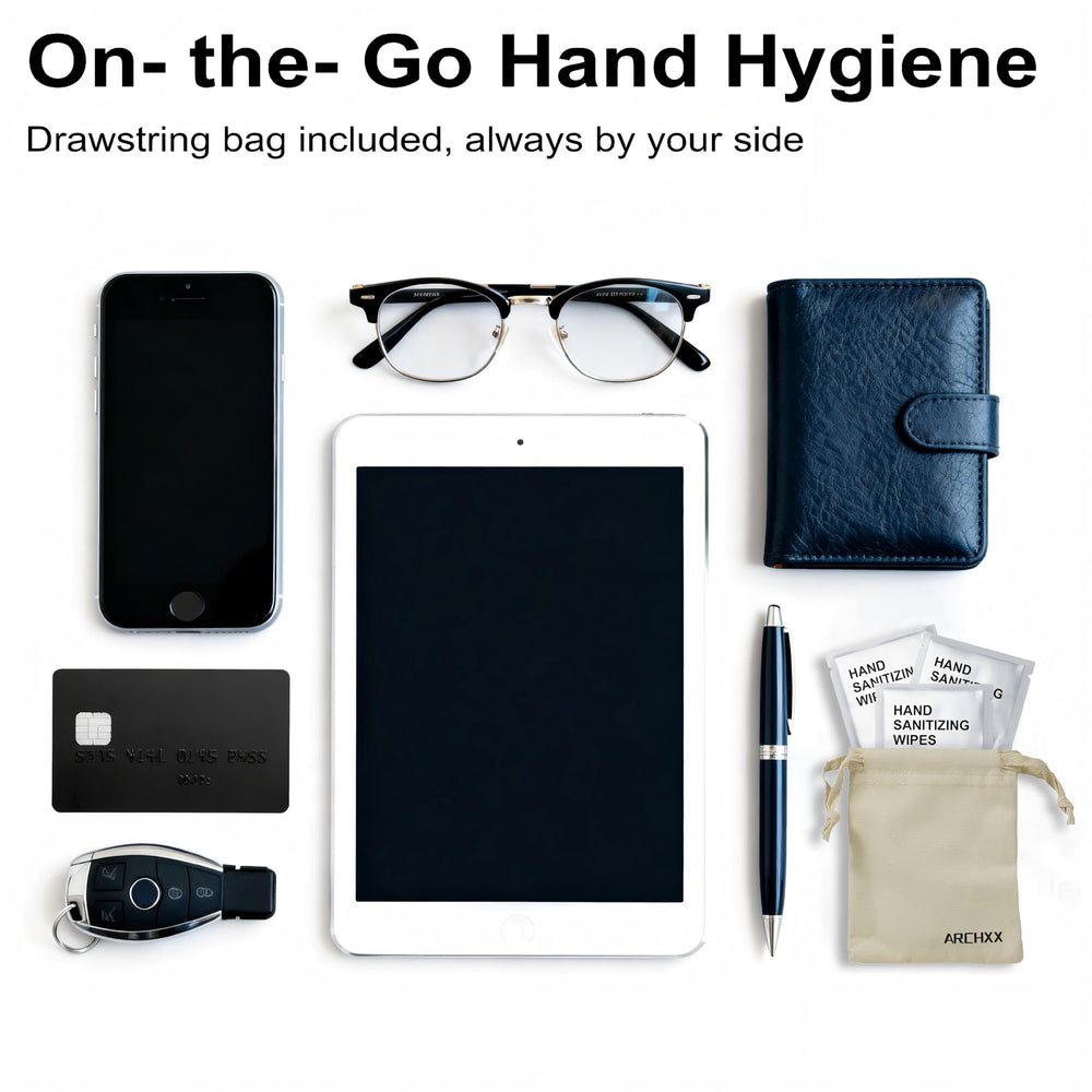 ARCHXX uso en exterior durante viaje para higiene sin agua