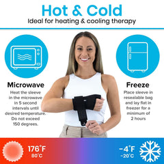 Arctic Flex colocada en mano izquierda demostrando diseño ambidiestro y soporte
