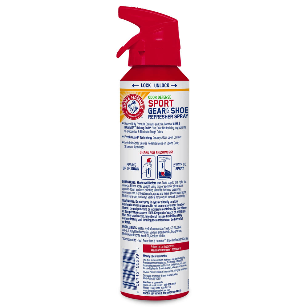 Arm & Hammer gatillo en detalle que facilita aplicación en ángulos
