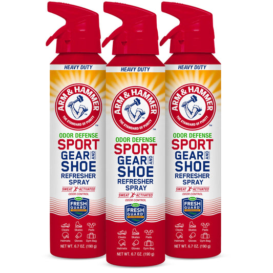 Arm & Hammer bote frontal mostrando pack y beneficio control de olores