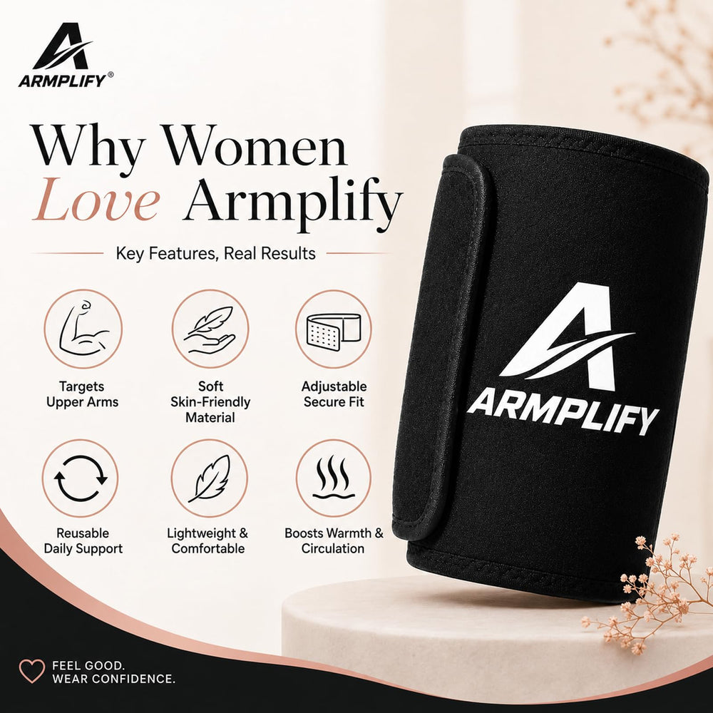 ARMPLIFY ARM cierre de velcro mostrando ajuste seguro y fácil