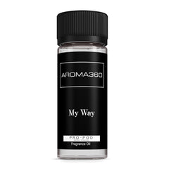 Aroma360 My Way Pro-Pod frontal mostrando diseño y beneficio aromático