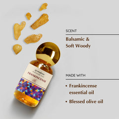 Aromafume etiqueta en primer plano resaltando ingredientes tradicionales y autenticidad