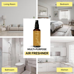 Aromafume rociado sobre tela mostrando secado rápido y sin residuos