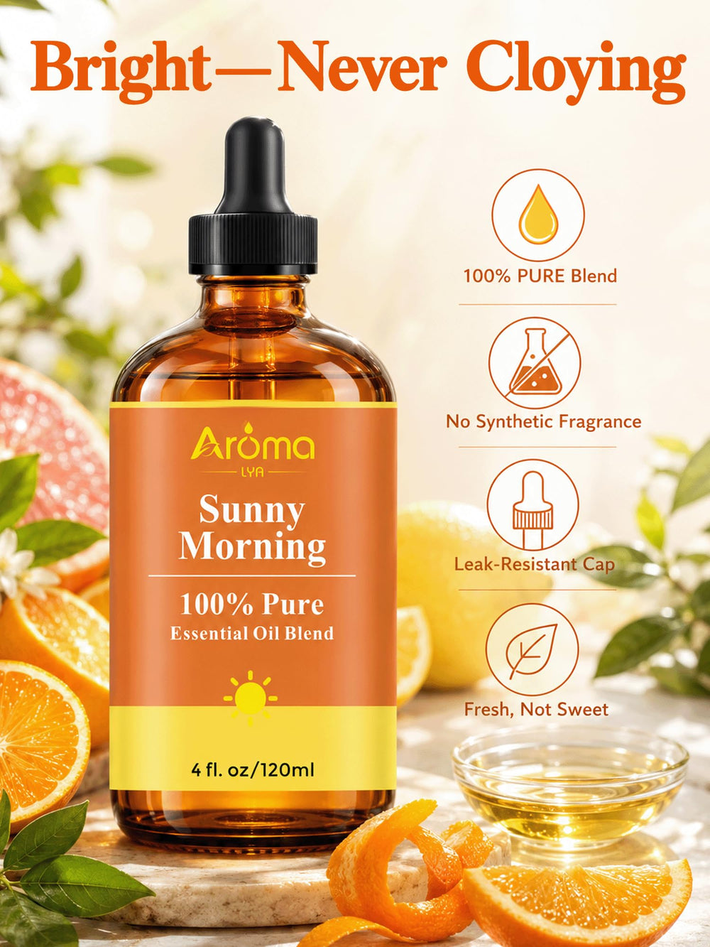 AromaLYA en cocina iluminada sugiriendo frescura para espacios sociales