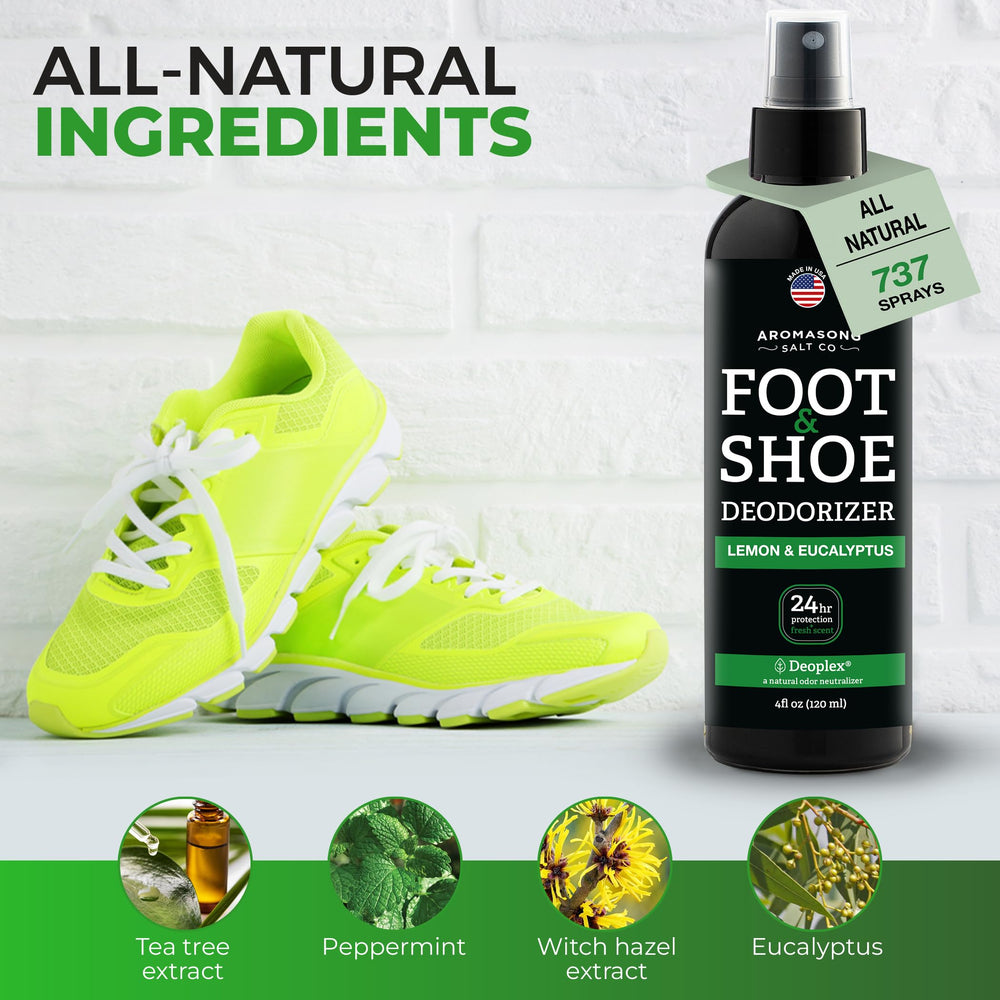 Aromasong en zapato eliminando olores para uso inmediato