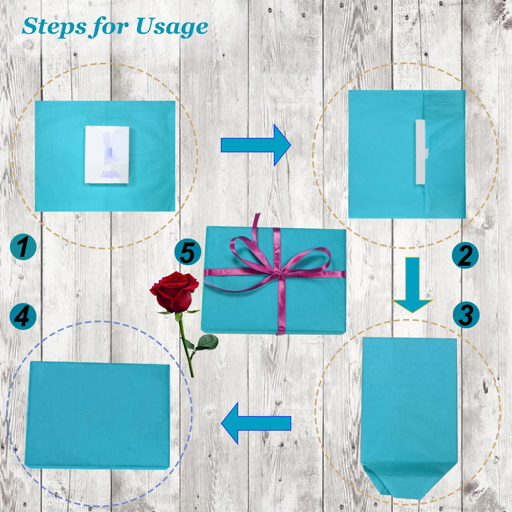 Artdly papel seda usado en mesa de boda, color elegante y coordinado