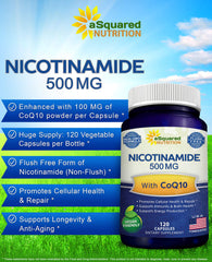 aSquared Nutrition frasco abierto con cápsulas dispersas mostrando cantidad