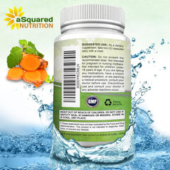 aSquared Nutrition caja abierta que revela 180 cápsulas y contenido interior