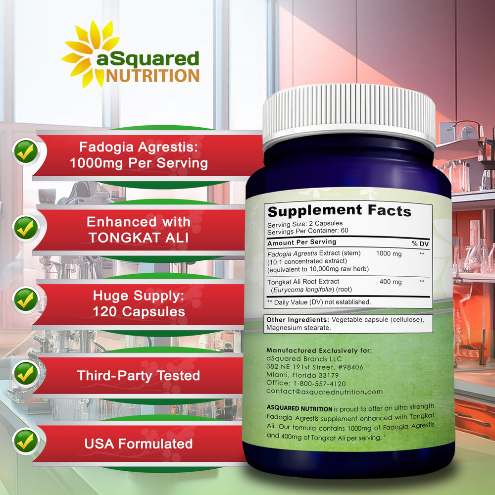 aSquared Nutrition cápsulas junto a regla para comparar tamaño y dosis