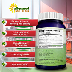 aSquared Nutrition cápsulas junto a regla para comparar tamaño y dosis