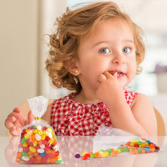 ASTARON bolsas en mesa de postres muestran producto atractivo