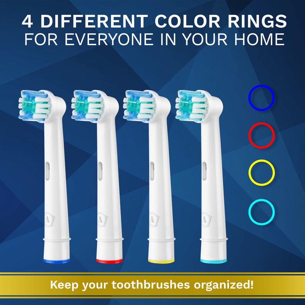 Aster Dental Care anillos codificados por color, identificación rápida entre usuarios
