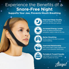 Atavyst en uso con mascarilla CPAP mantiene la boca cerrada eficazmente