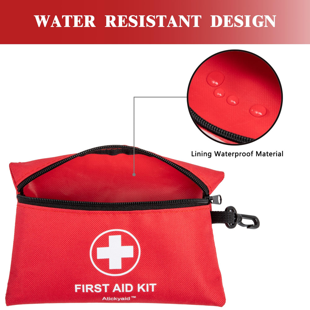 Atickyaid kit colgado en mochila, ideal para senderismo seguro