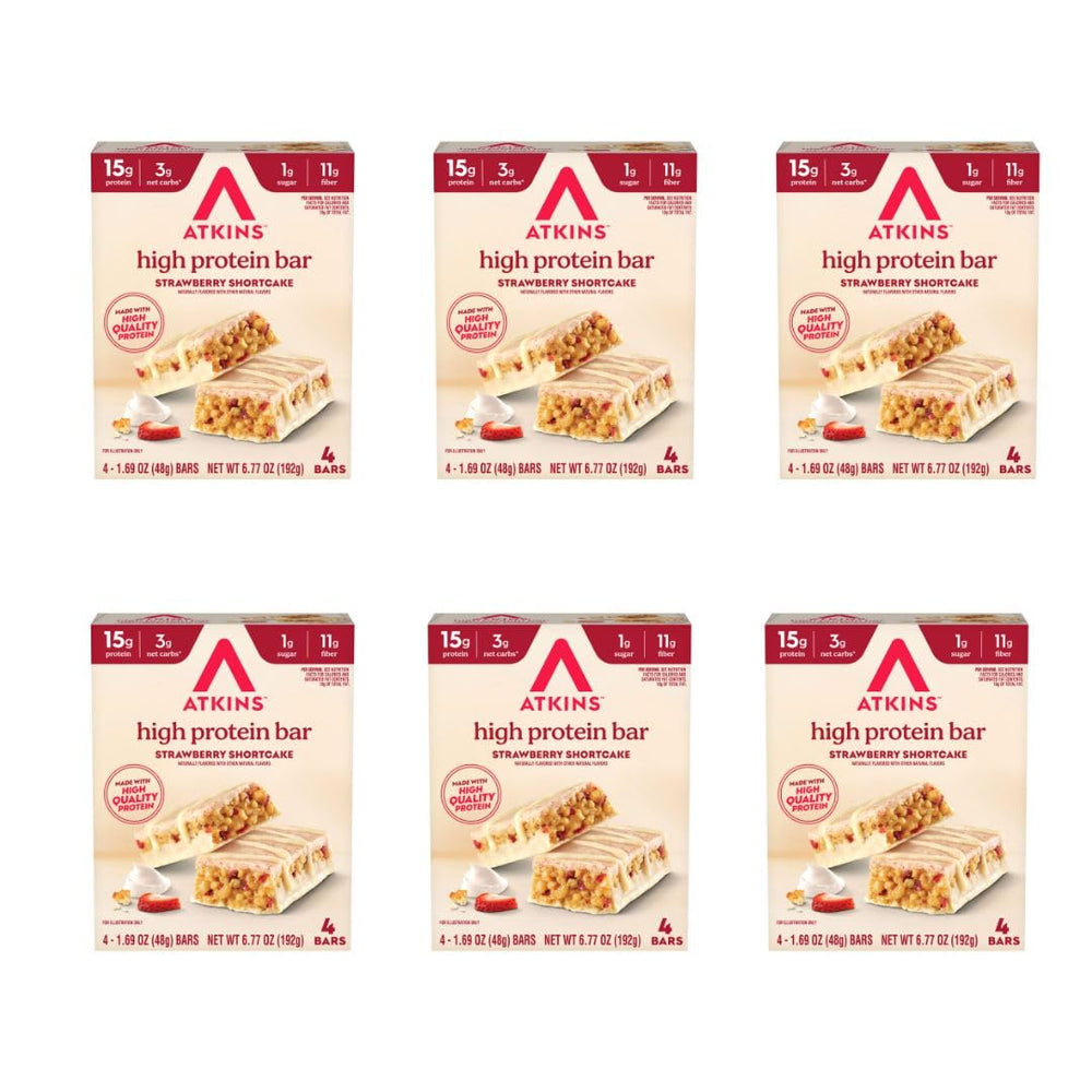 Atkins empaquetado frontal mostrando sabor y ventajas keto