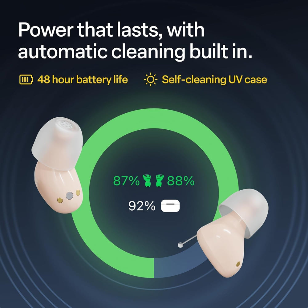 Audien Atom X accesorios incluidos en la caja, múltiples adaptadores para ajuste