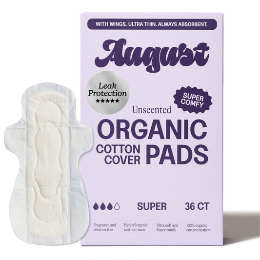 August empaque frontal mostrando 36 unidades y diseño ecológico