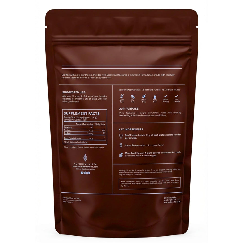Autoimmuni-Tea desayuno estilo de vida, proteína conveniente y compatible
