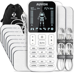 AUVON frontal del dispositivo mostrando controles e interfaz fácil para uso