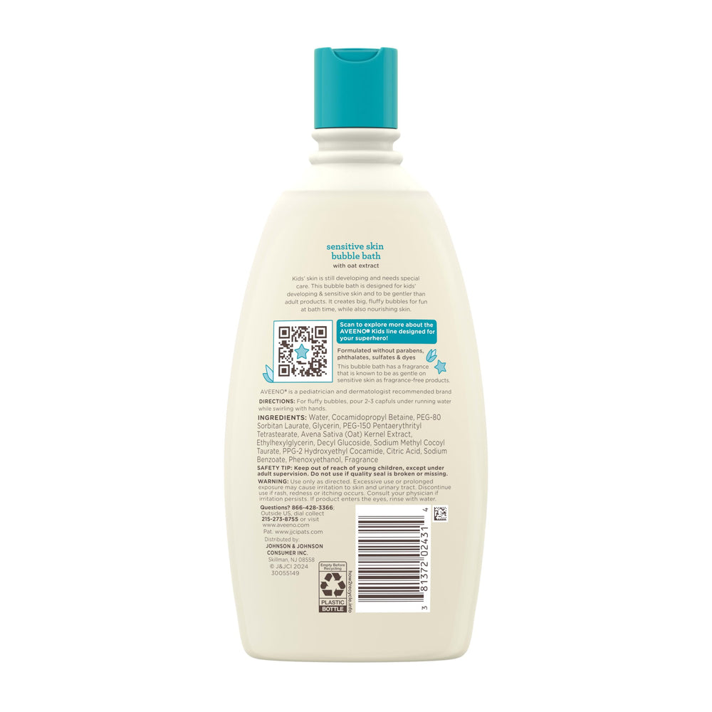 Aveeno Baby uso familiar en bañera mostrando niños disfrutando de un baño seguro