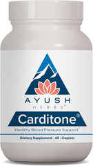 Ayush Herbs Carditone vista frontal con envase que inspira confianza