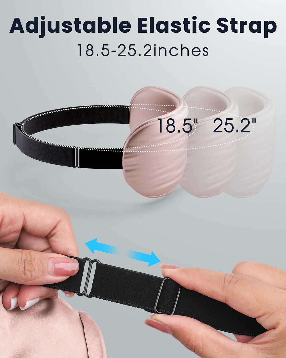 Azang portable heated eye mask travel-ready for hotel rooms.