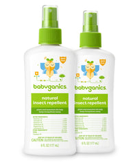 BabyGanics frasco frontal mostrando diseño y tamaño práctico para viajes