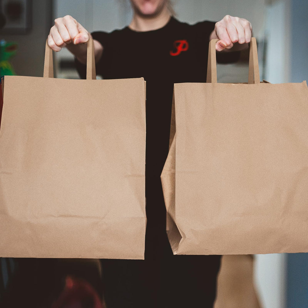 BagDream bolsa decorada con etiquetas y lazos para evento