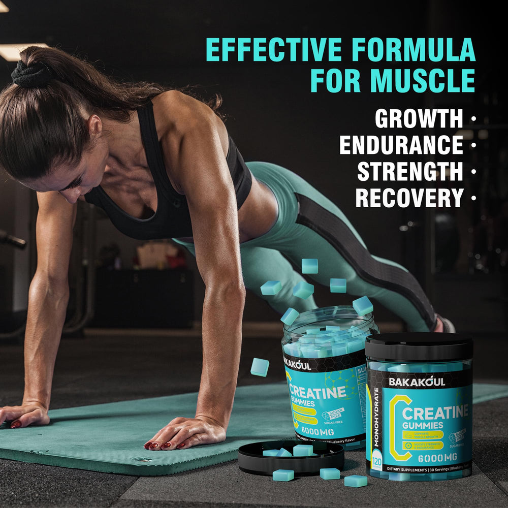 Botella de 120 gomitas sin azúcar y sin gluten