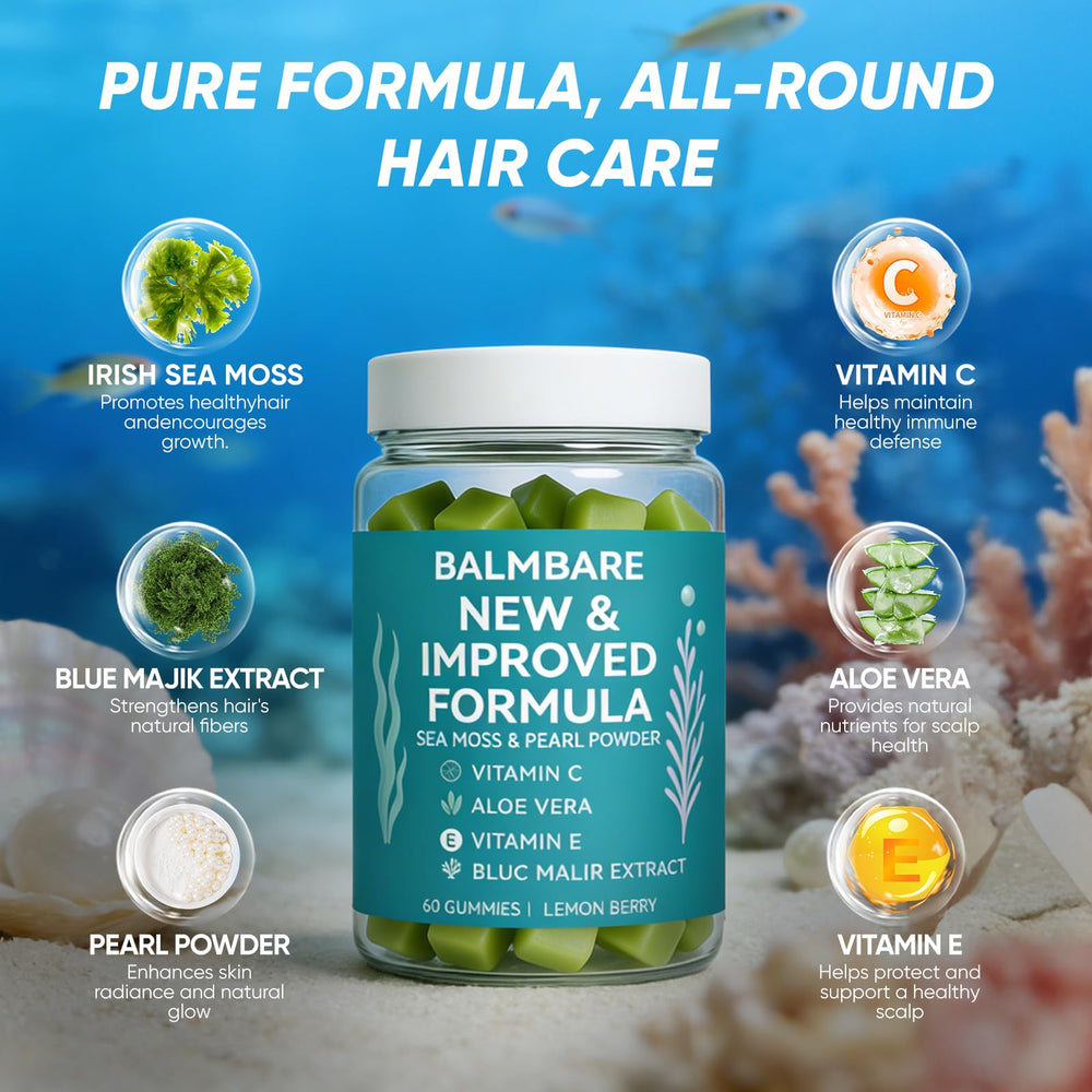 Balmbare Revive etiqueta con lista de ingredientes y beneficios para confianza