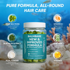 Balmbare Revive etiqueta con lista de ingredientes y beneficios para confianza