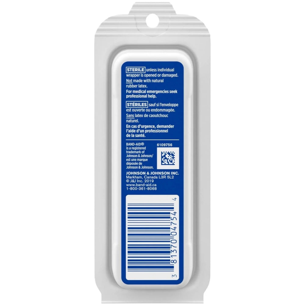 Band-Aid detalle de tela MEMORY WEAVE que se adapta y ofrece comodidad