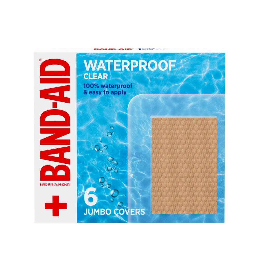 Band-Aid etiqueta ingredientes y uso sugerido para almacenamiento en botiquín