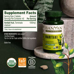Banyan Botanicals primer plano del fruto seco que resalta origen orgánico