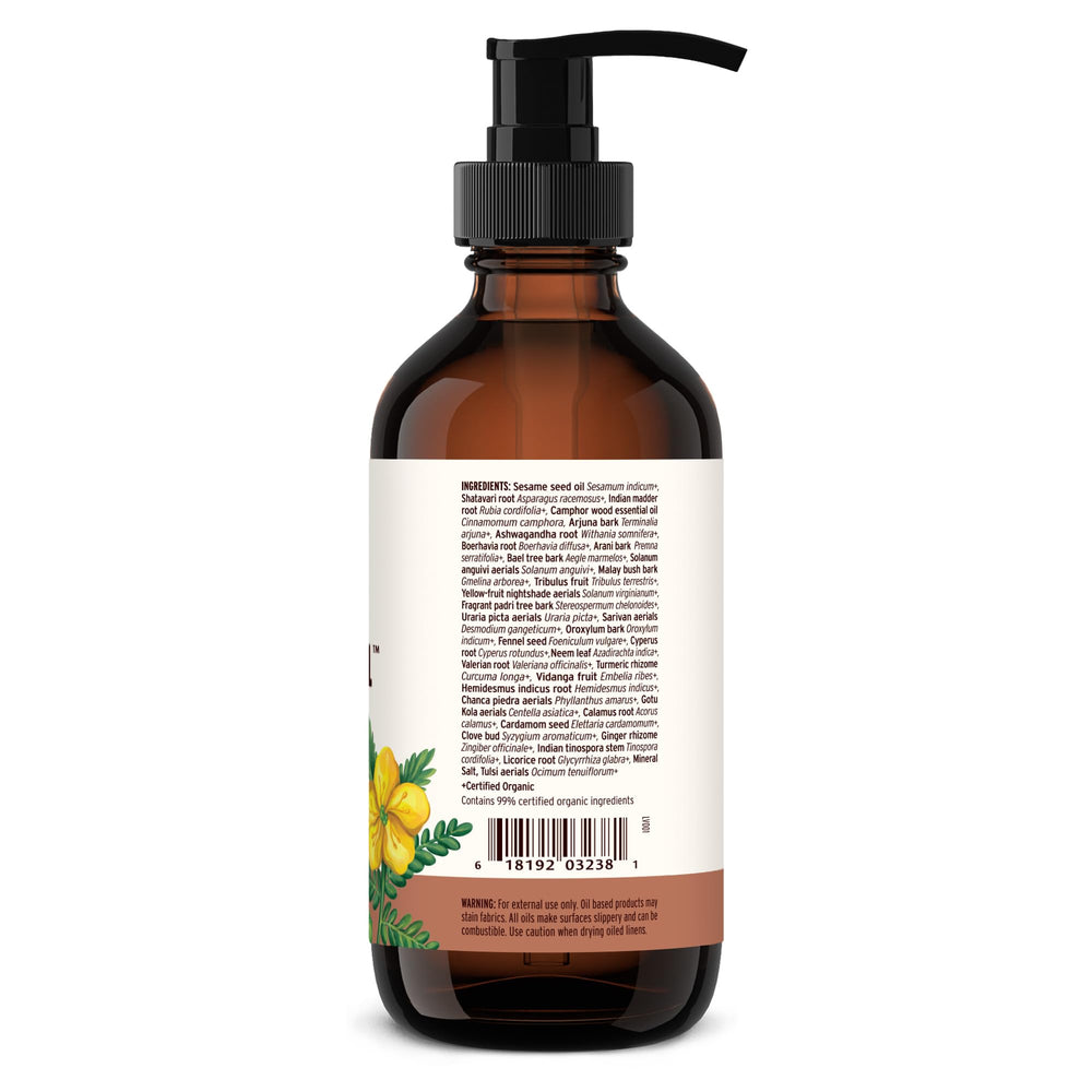 Banyan Botanicals frasco en ambiente tranquilo que sugiere bienestar