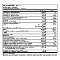 Barefoot Coral Calcium Complete cápsulas alineadas para fácil dosificación