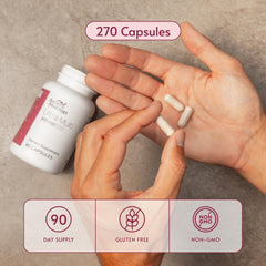 Bariatric Advantage Ultra Multi with Iron capsules shown as a three-capsule serving
